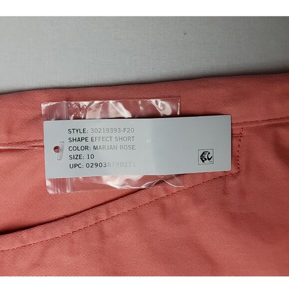 Gloria Vanderbilt Shape Effect Shorts - Marjan Rose - Shaping Panel - Size 10 - Picture 6 of 11